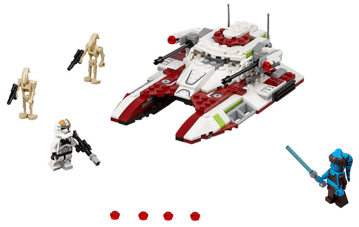 75182: Lego Star Wars Republic Fighter Tank - Bricks and Minifigs Sioux Falls