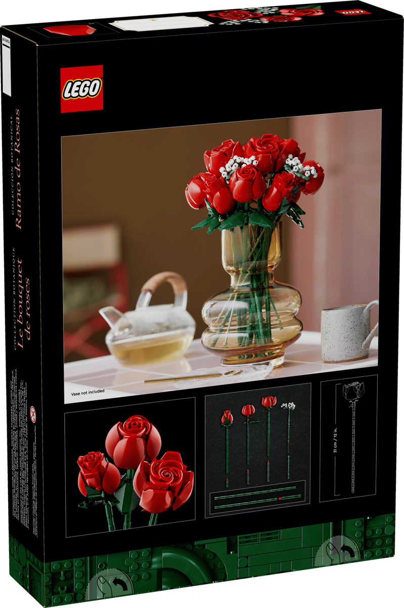 Bouquet of Roses - Bricks and Minifigs Sioux Falls