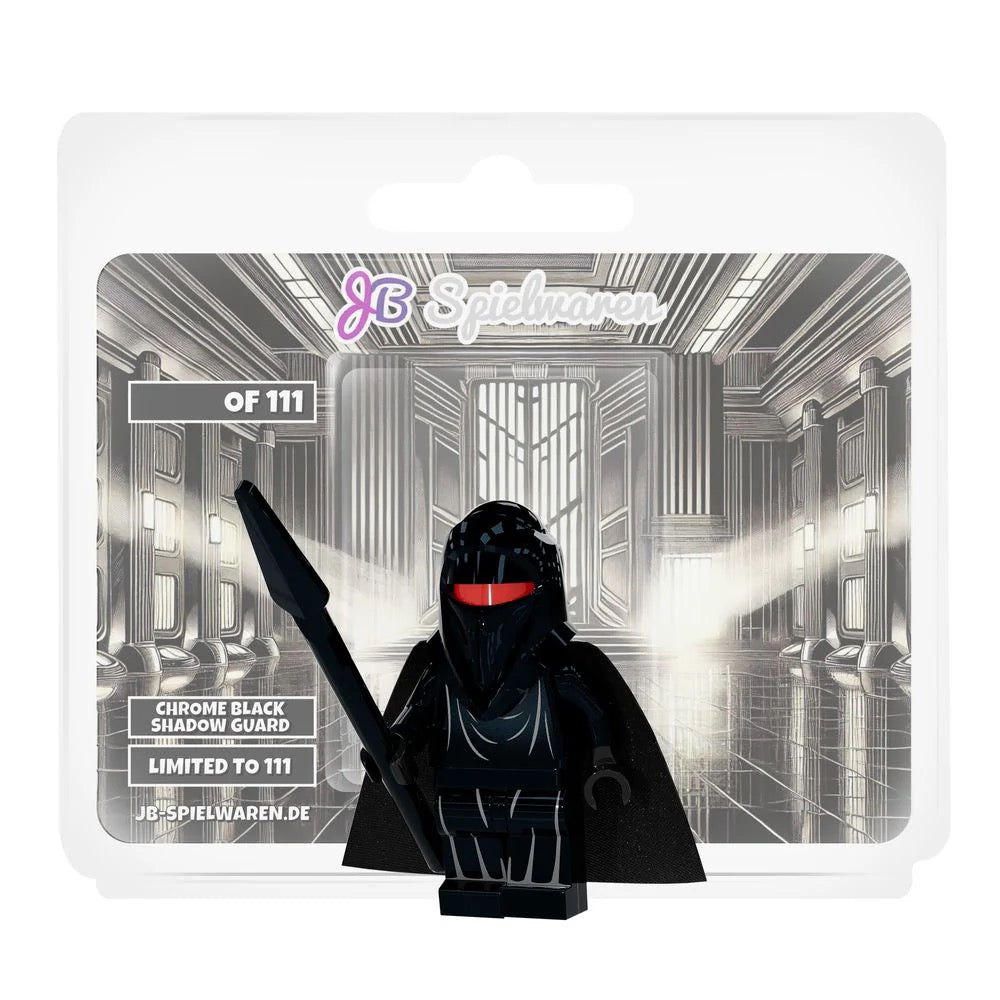Chrome Black Guard Custom Minifigure - Bricks and Minifigs Sioux Falls
