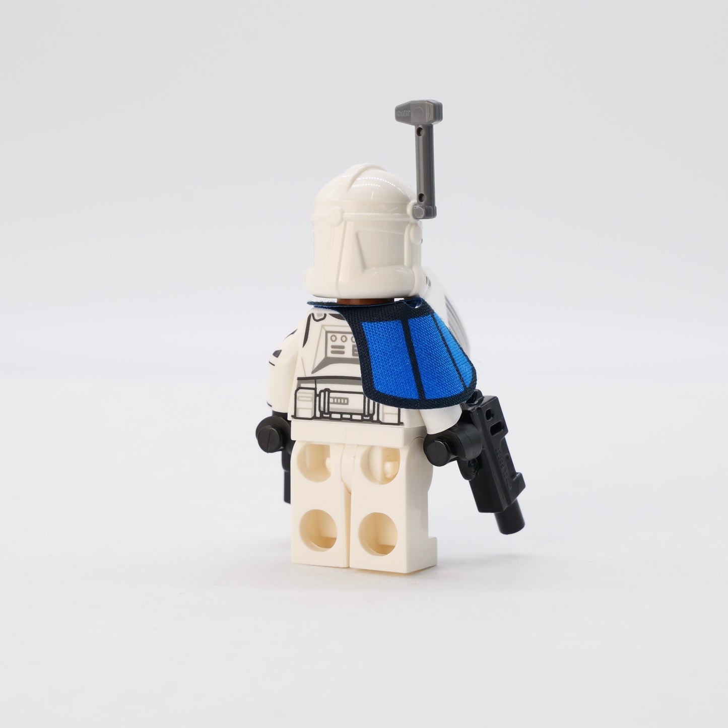 sw1315: Clone Trooper Captain Rex, 501st Legion (Phase 2) - Blue Cloth Pauldron, Rangefinder, Printed White Arms - Bricks and Minifigs Sioux Falls