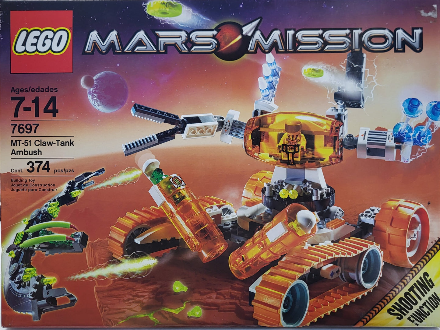 LEGO® Space MT-51 Claw-Tank Ambush (7697) - Bricks and Minifigs Sioux Falls