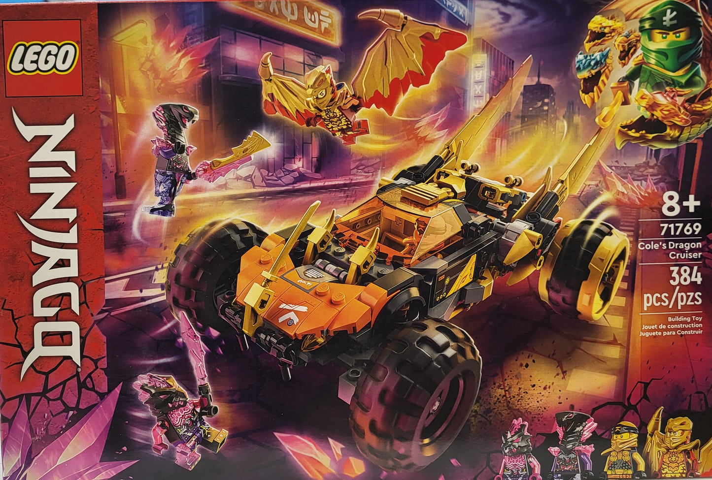 LEGO® NINJAGO® Cole’s Dragon Cruiser (71769) - Bricks and Minifigs Sioux Falls