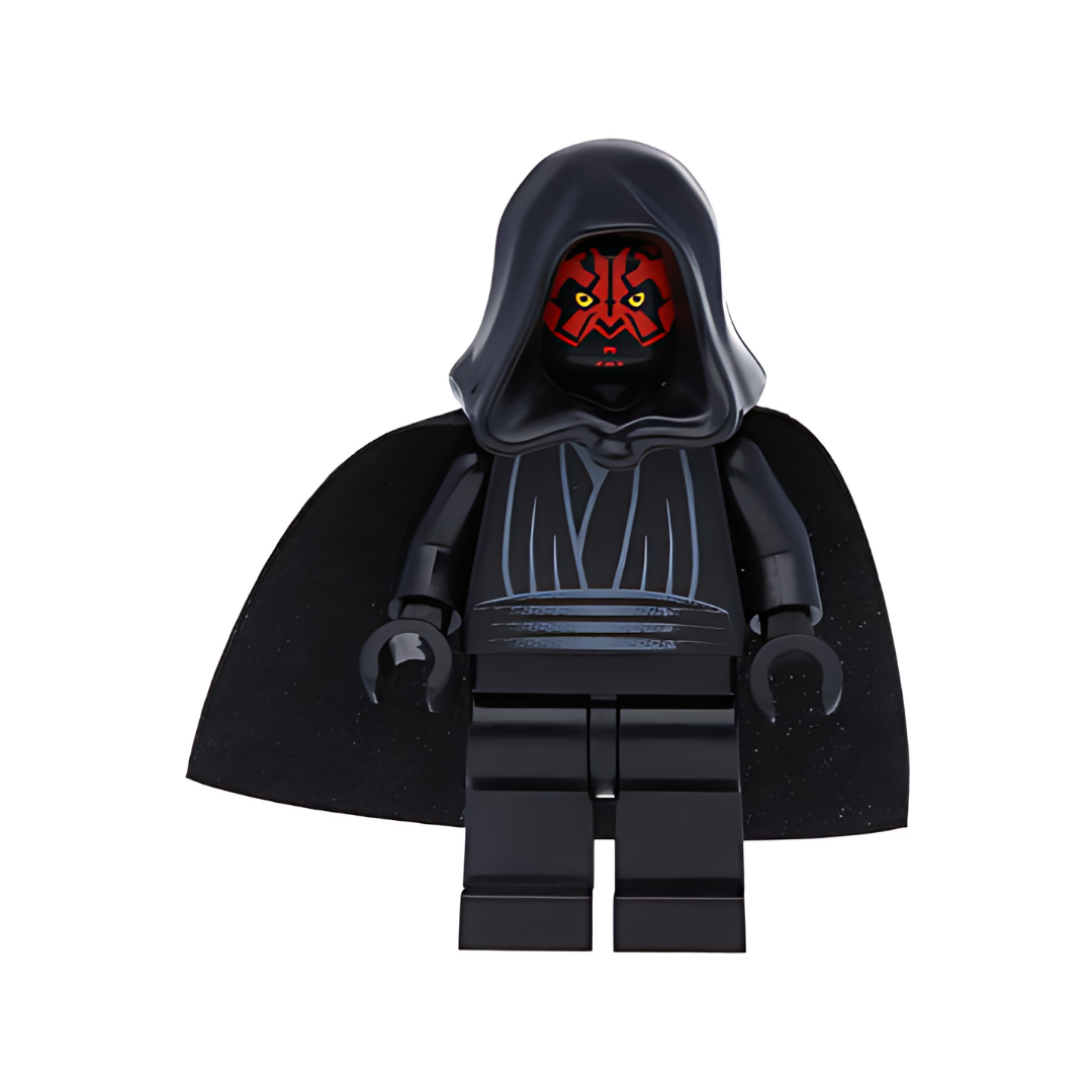 sw0003x: Darth Maul (with card and base from set 3340) - Bricks and Minifigs Sioux Falls