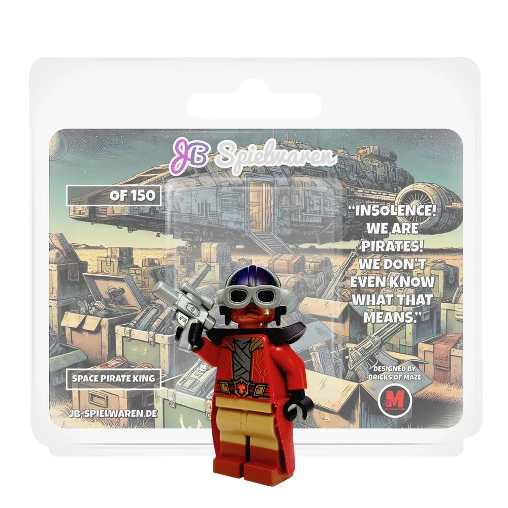 Space Pirate King Custom Minifigure Designed by Bricks of Maze - Bricks and Minifigs Sioux Falls