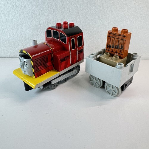 tms03: Salty with train car - Bricks and Minifigs Sioux Falls