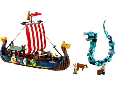Viking Ship and the Midgard Serpent - Bricks and Minifigs Sioux Falls