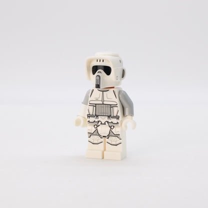 sw1182: Imperial Scout Trooper, Hoth - Female, Dual Molded Helmet, Nougat Head, Smirk