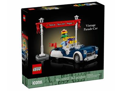 Vintage Parade Car - Bricks and Minifigs Sioux Falls