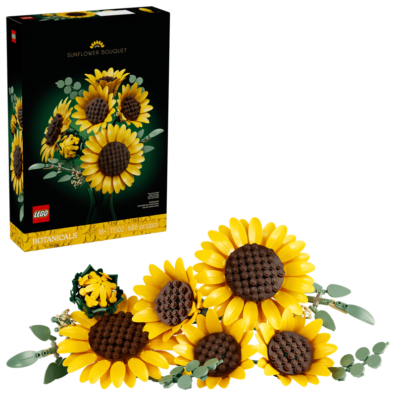 Sunflower Bouquet - Bricks and Minifigs Sioux Falls