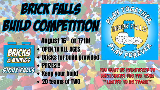 BAMSF Brick Falls Build Competition 2025 - Bricks and Minifigs Sioux Falls