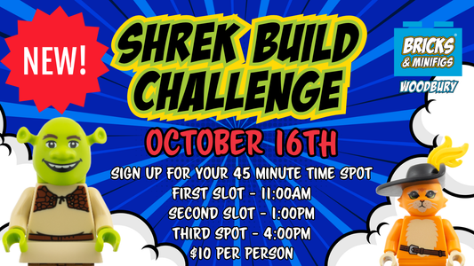 Shrek Building Challenge 11AM WOODBURY - Bricks and Minifigs Sioux Falls