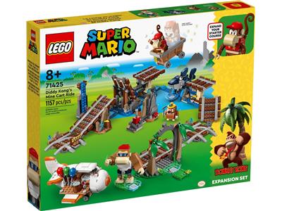 Diddy Kong's Mine Cart Ride - Expansion Set - Bricks and Minifigs Sioux Falls