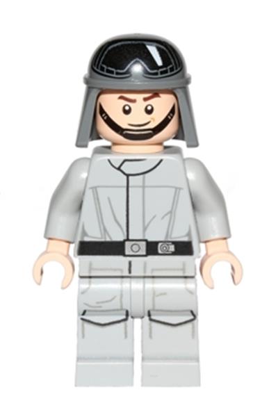 sw0797: Imperial AT-ST Driver (helmet with printed goggles, light bluish gray jumpsuit, printed legs) - Bricks and Minifigs Sioux Falls