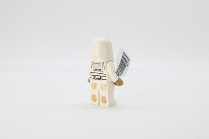 sw1179: Snowtrooper - Male, Printed Legs, Dark Tan Hands, Reddish Brown Head, Grimace