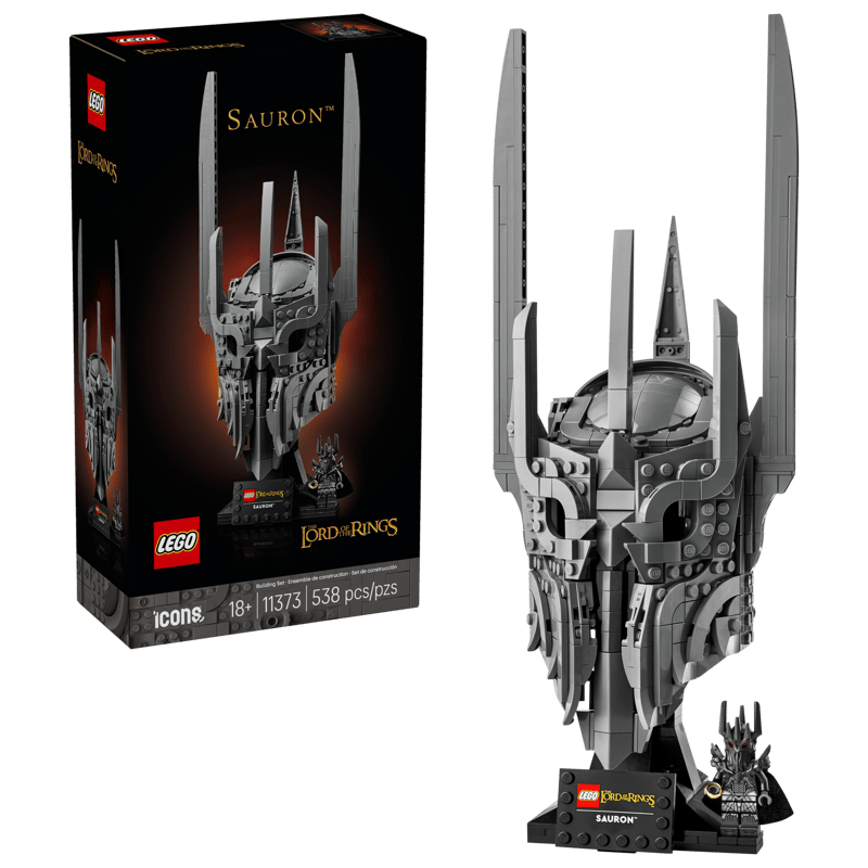 The Lord of the Rings: Sauron's Helmet - Bricks and Minifigs Sioux Falls