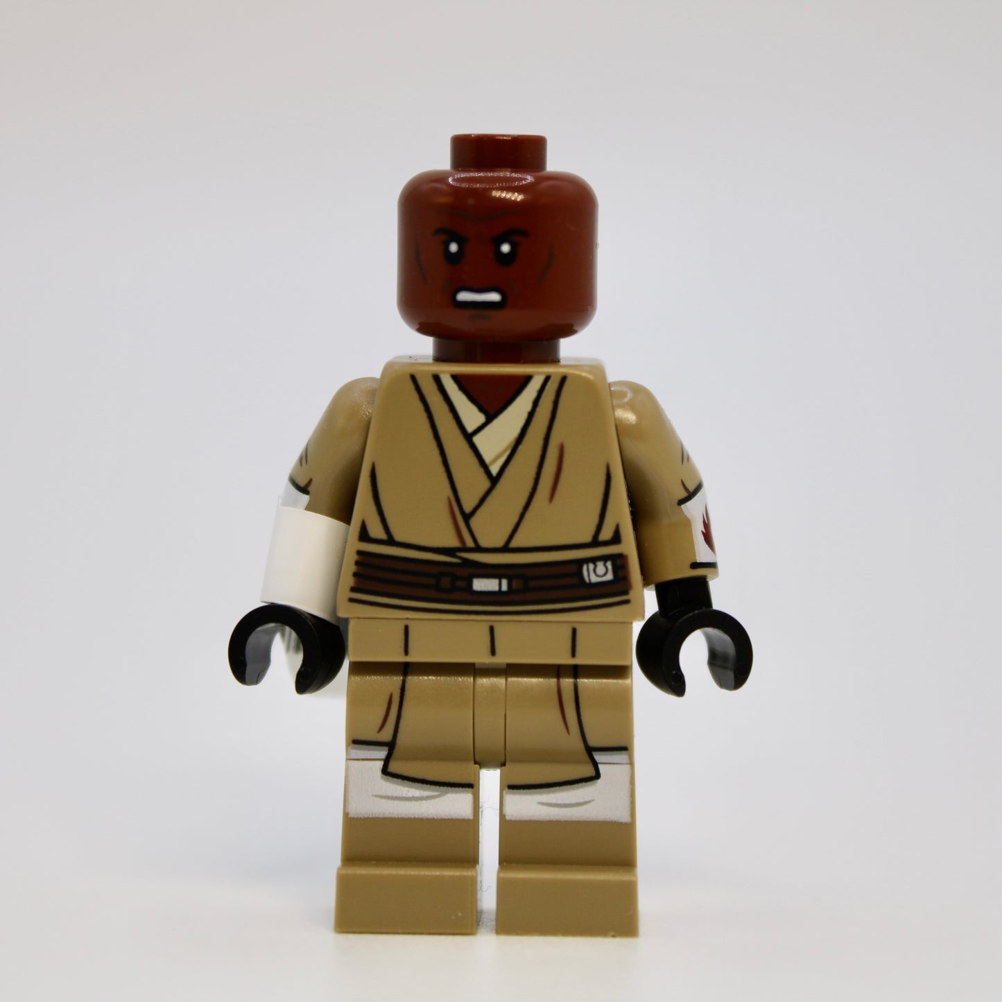 sw1205: Mace Windu (Dark Tan Legs, Open Mouth, Printed Arms)