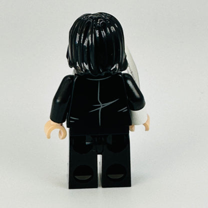 hp134: Professor Severus Snape - Dark Purple Shirt, Black Robes, Printed Legs