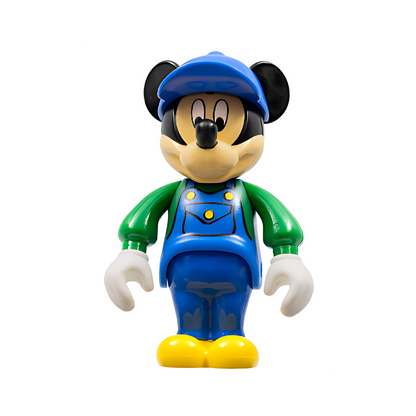 33254: Mickey Mouse Figure with Blue Overalls, Green Sleeves, Blue Cap