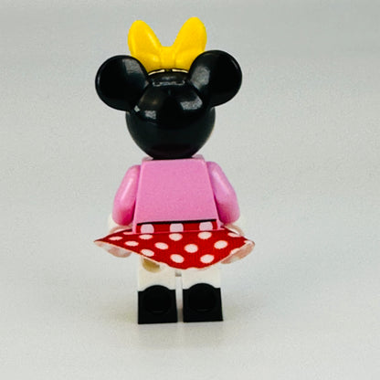 dis089: Minnie Mouse - Bright Pink Jacket, Red Polka Dot Dress, Yellow Bow